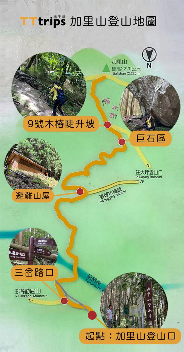 加里山步道全長 加里山天氣 加里山長度 加里山交通 加里山地圖 加里山難度
